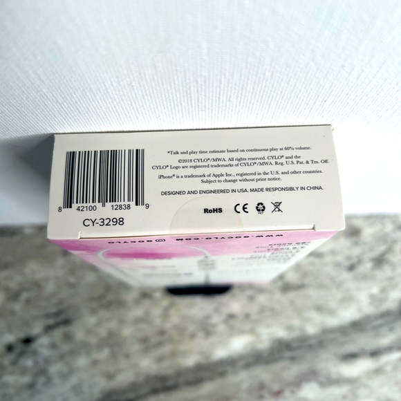 CYLO Cobra Bluetooth Wireless Earbuds - Pink - Picture 3 of 4